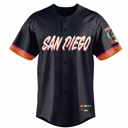 Custom Name - Padres City Connect x Hello Kitty 2026 Baseball Jersey - All Size