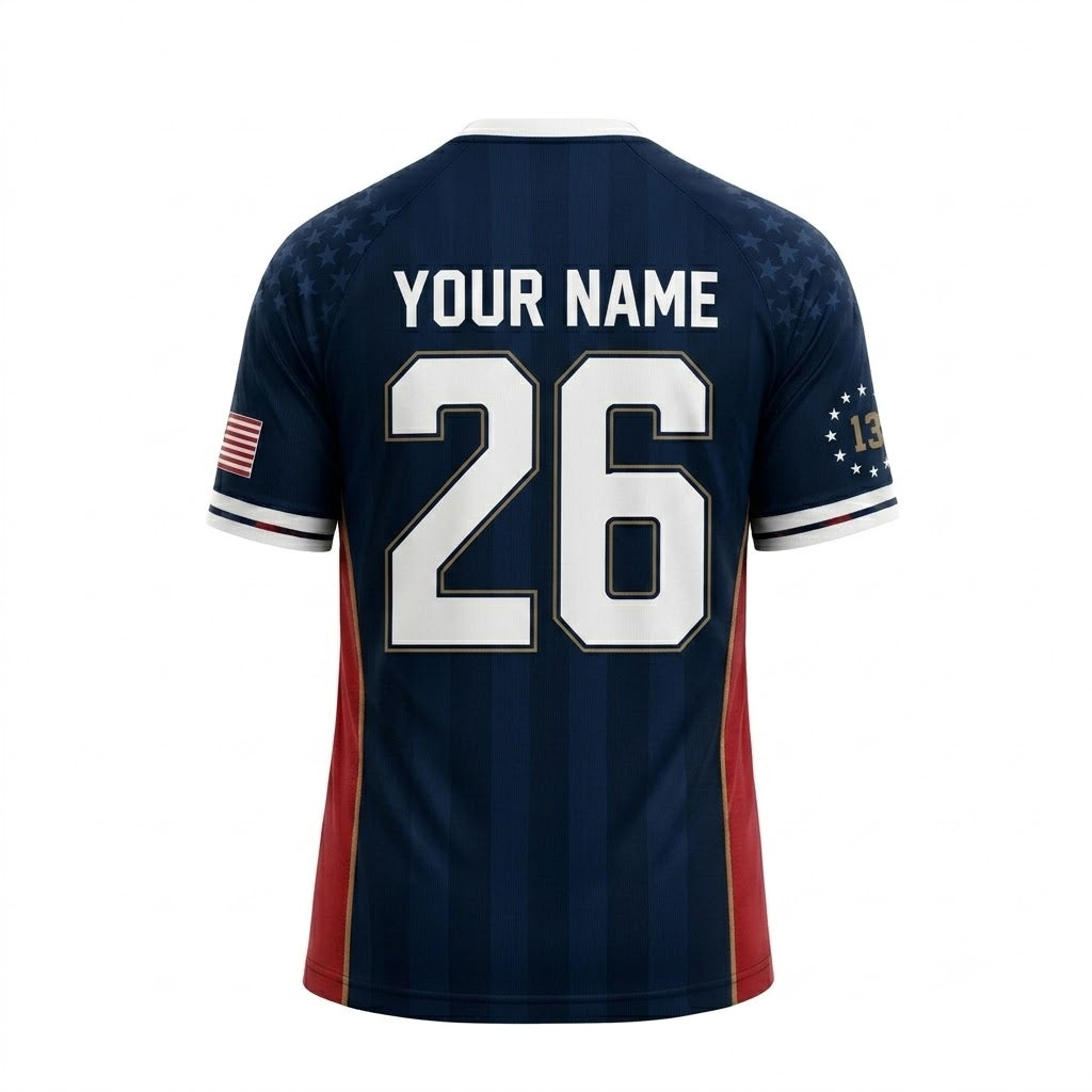 Custom Name - USA Soccer Jersey 2026 - All Size