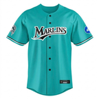 Custom Name - Miami Marlins Teal Time 2026 Fightin’ Fish Through Every Era Baseball Jersey - All Size
