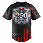 Custom Name - Norfolk Tides 2026 Anniversary 250 Years USA Baseball Jersey - All Size