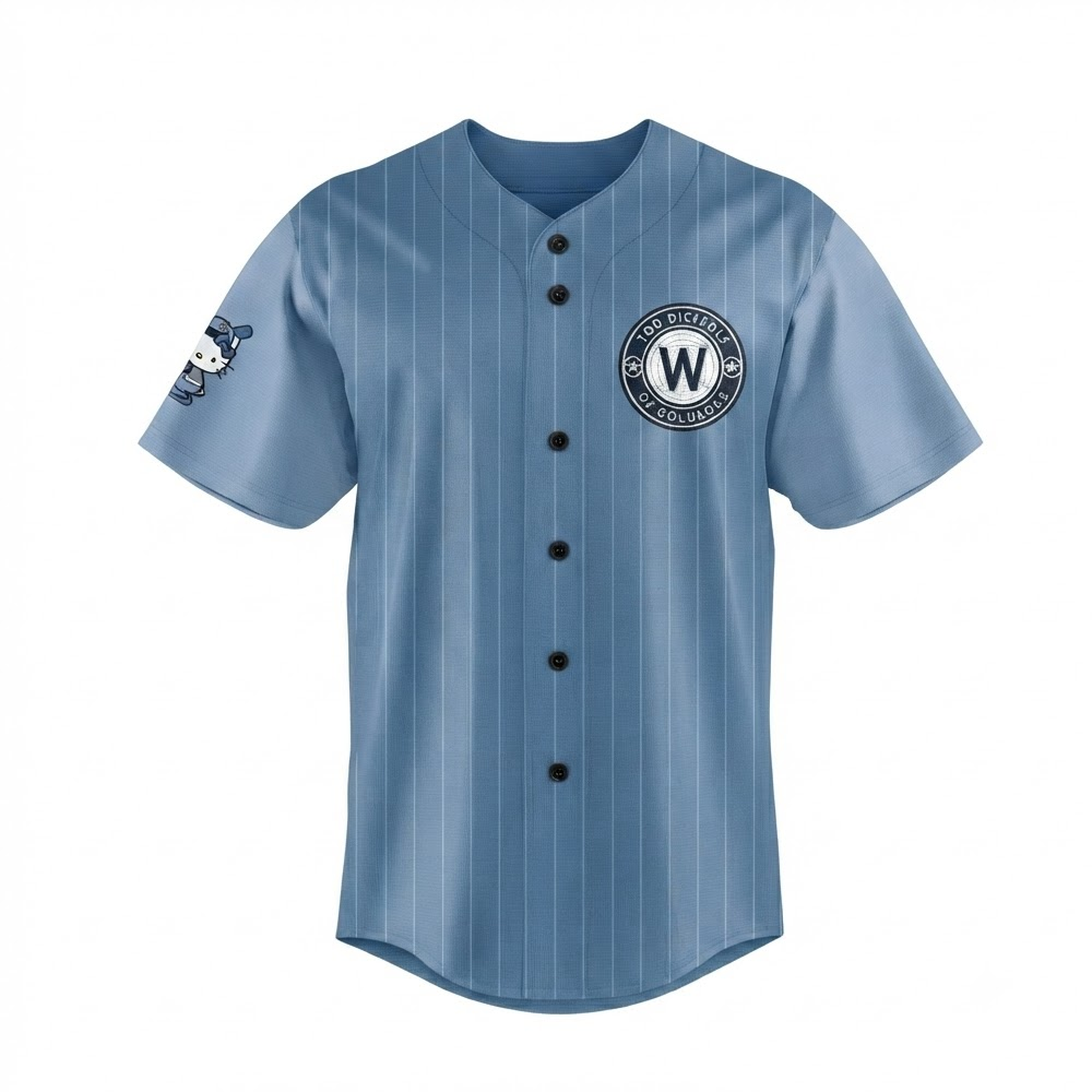 Custom Name - Nationals xHello Kitty Night Baseball Jersey - All Size