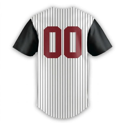 Custom Name - Troy Trojans NCAA College World Series Troymaha Baseball Jersey - All Size
