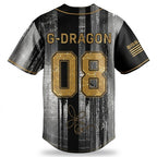 Custom Name - BigBang 20th Anniversary World Tour 26/27 Baseball Jersey - All Size