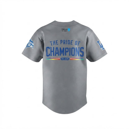 Custom Name - Dodgers LGBTQ+ Pride Night 2026 Baseball Jersey - All Size