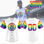 Custom Name - Hartford Yard Goats x Pride Night 2026 Baseball Jersey - All Size