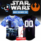 Custom Name - Christi Hooks x Star Wars Night 2026 Baseball Jersey - All Size