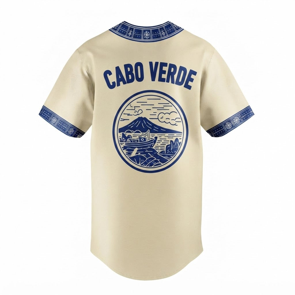 Custom Name - Red Sox Celebration Cabo Verde Baseball Jersey - All Size
