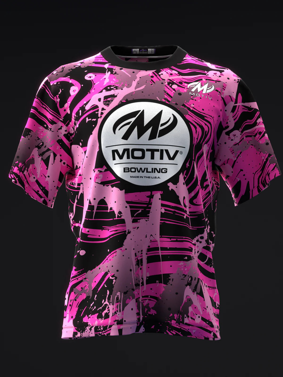 Custom Name - Motiv Hyper Venom Neon Bowling Jersey - All Size