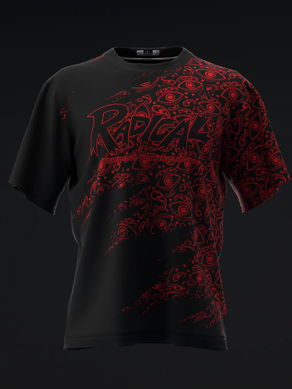 Custom Name - Radical Evil Eye Bowling Jersey - All Size