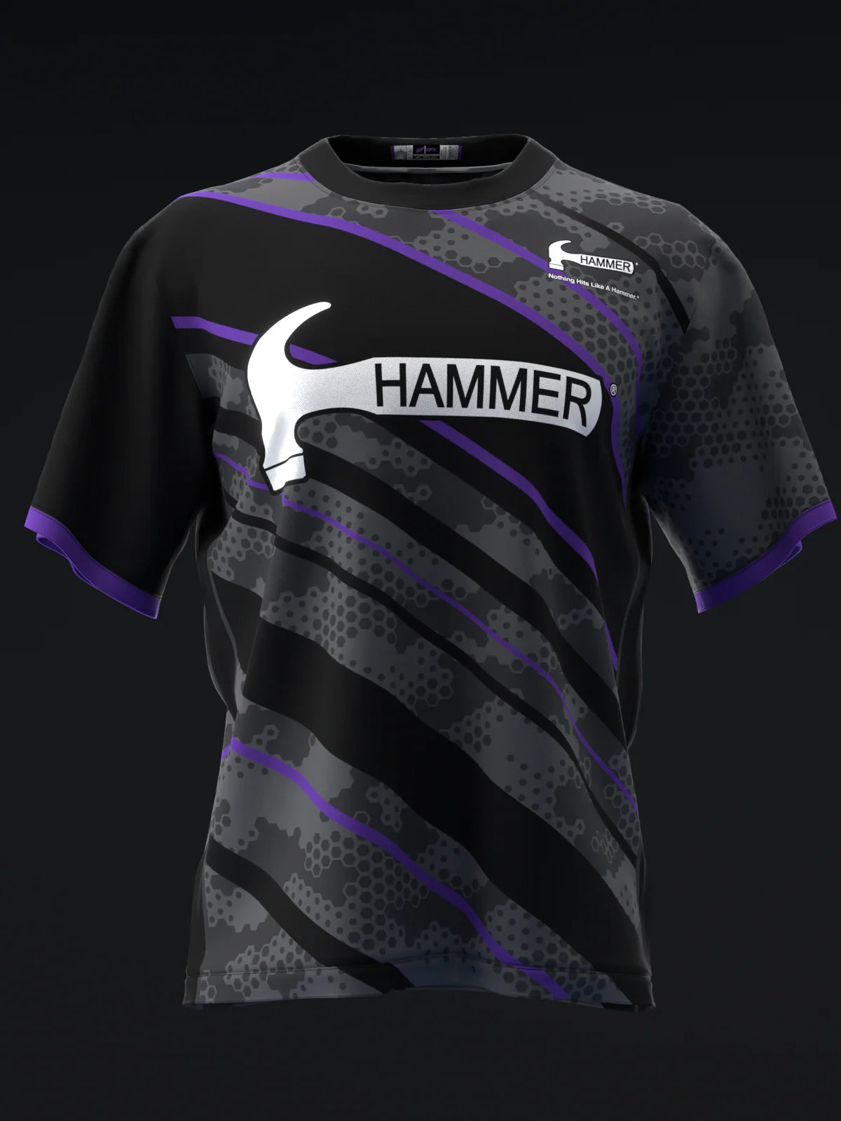 Custom Name - Hammer Envy Tour Solid Bowling Jersey - All Size