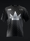 Custom Name - Sarah Klassen 2026 Charcoal Halftone Bowling Jersey - All Size