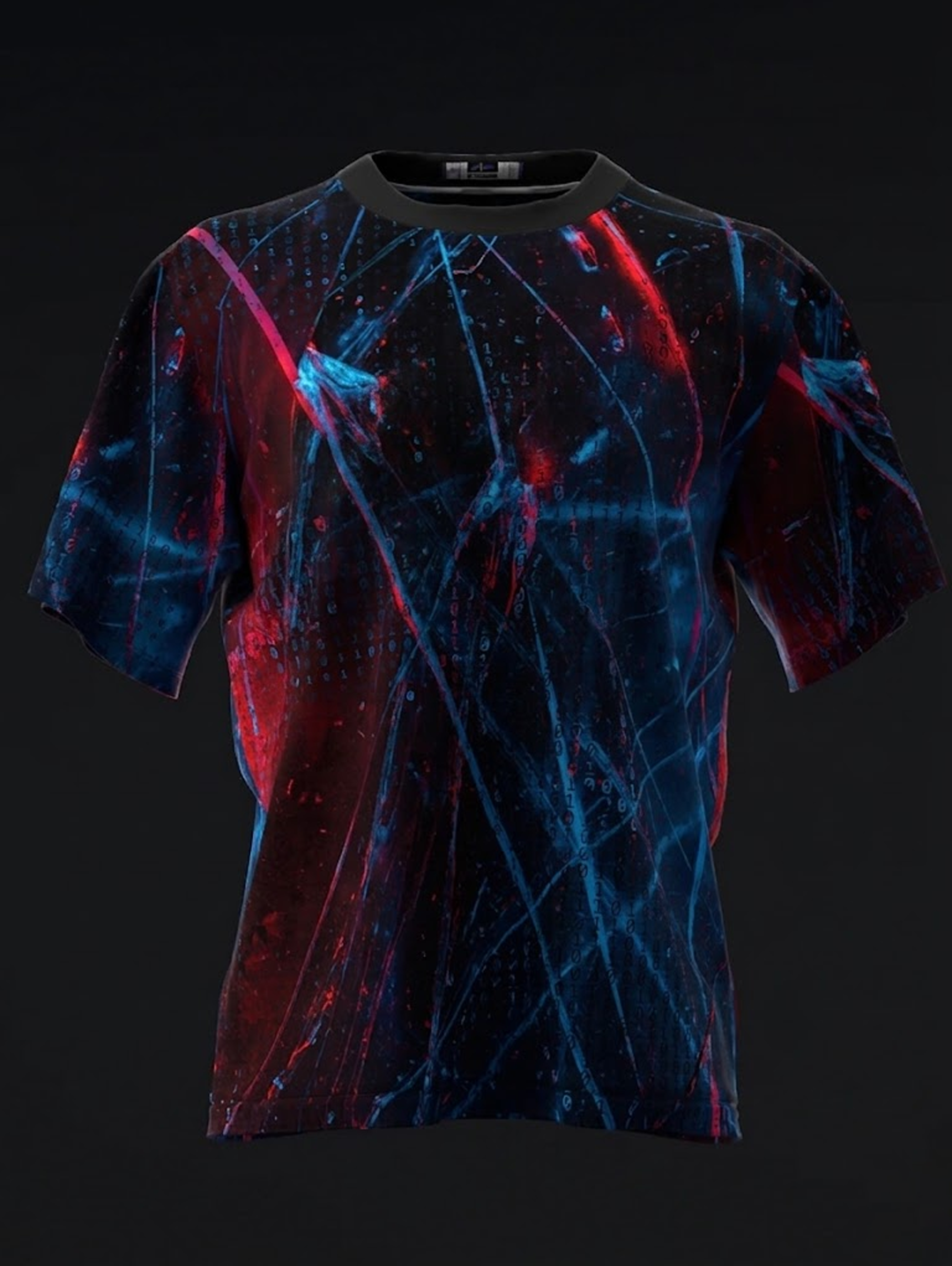 Custom Name - Zero Glitch Black Red Bowling Jersey - All Size