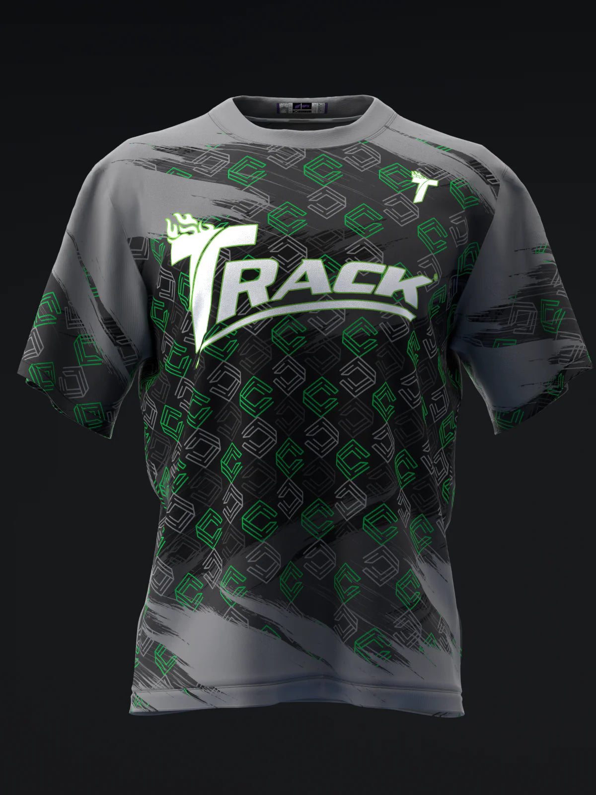 Custom Name - Track Criterion Inverse Bowling Jersey - All Size
