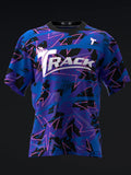 Custom Name - Track Theorem Solid Bowling Jersey - All Size