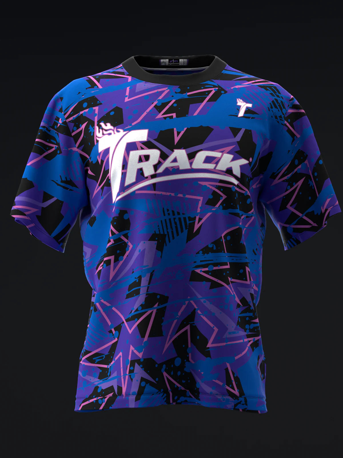 Custom Name - Track Theorem Solid Bowling Jersey - All Size
