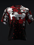 Custom Name - Mallory Clark 2026 Skull Roses Bowling Jersey - All Size