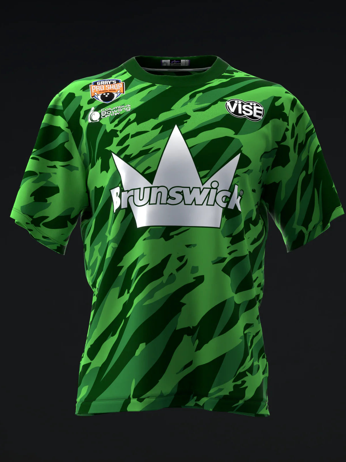 Custom Name - Matt Sanders Elbram Green Bowling Jersey - All Size