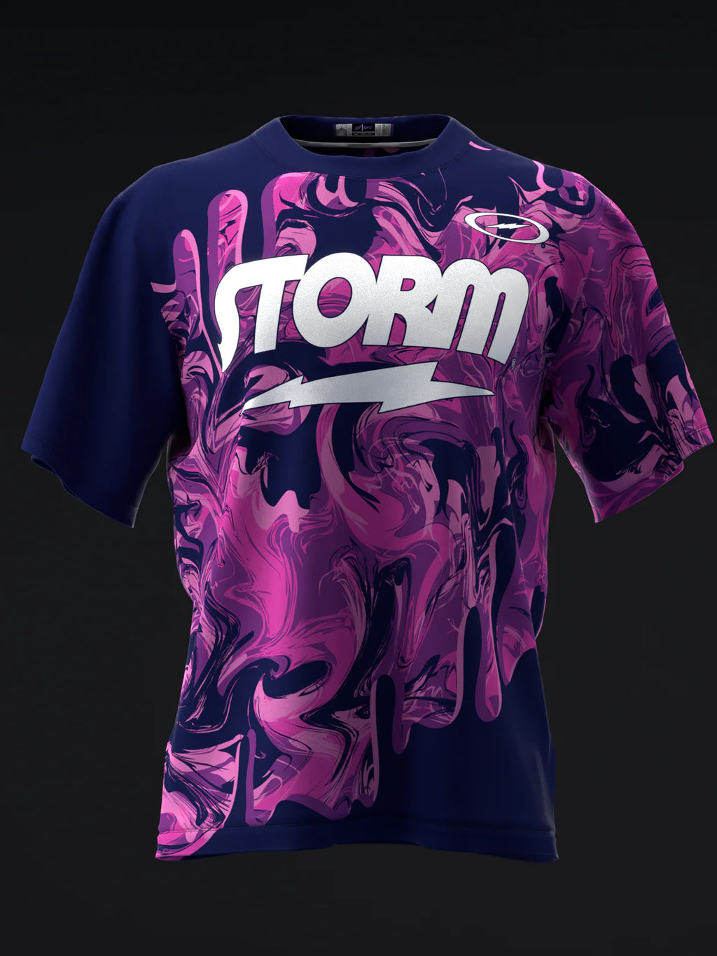 Custom Name - Storm Tropical Surge Pink Purple Bowling Jersey - All Size