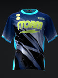 Custom Name - Darren Tang 2024 Lightning Blue Lobster Bowling Jersey - All Size