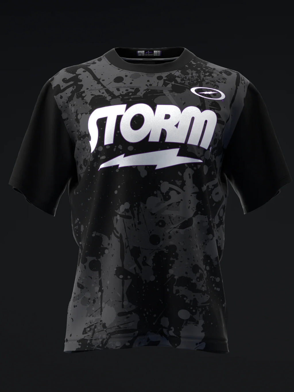 Custom Name - Storm Night Road Bowling Jersey - All Size