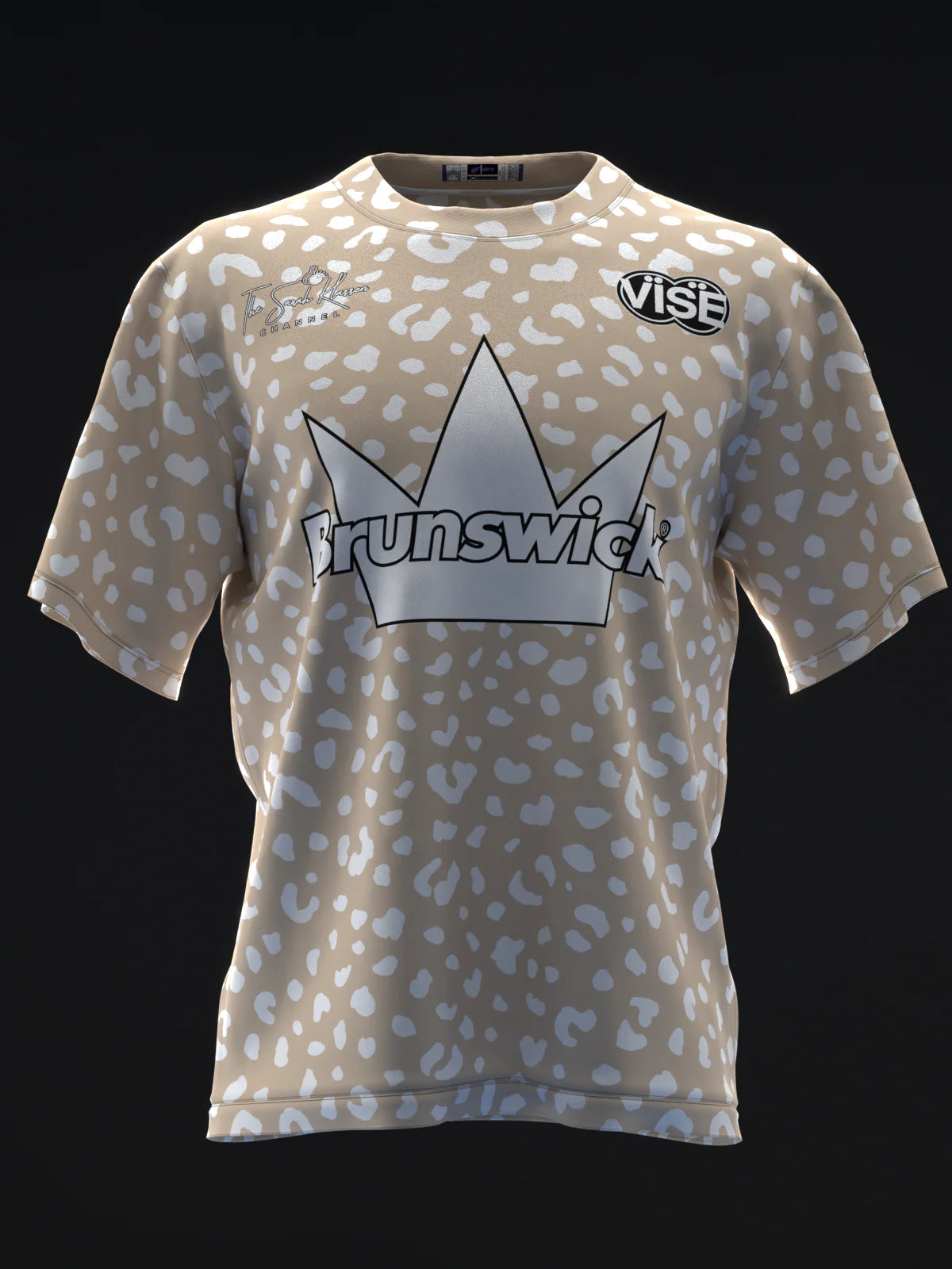 Custom Name - Sarah Klassen Leopard Cp Bowling Jersey - All Size