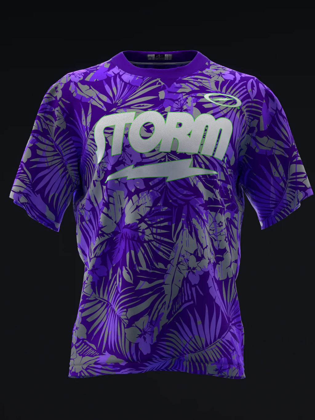 Custom Name - Storm Tropical Surge Pearl Sp Neon Bowling Jersey - All Size