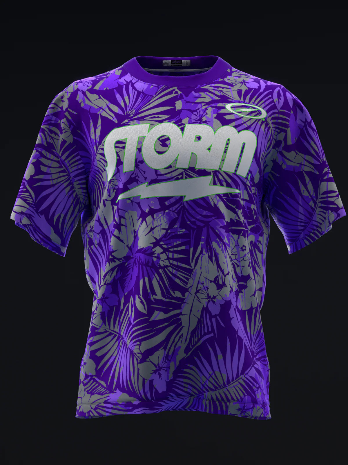 Custom Name - Storm Tropical Surge Pearl Sp Neon Bowling Jersey - All Size