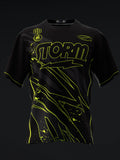 Custom Name - Darren Tang Blackout Black Neon Highlighter Bowling Jersey - All Size
