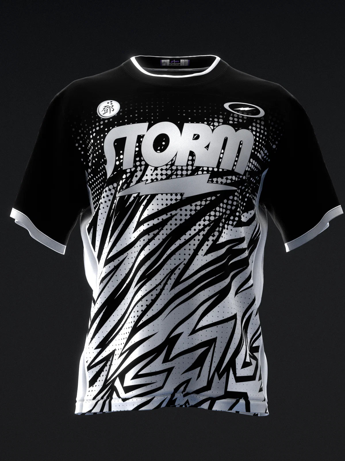 Custom Name - Darren Tang 2024 Colorway Black Silver Bowling Jersey - All Size