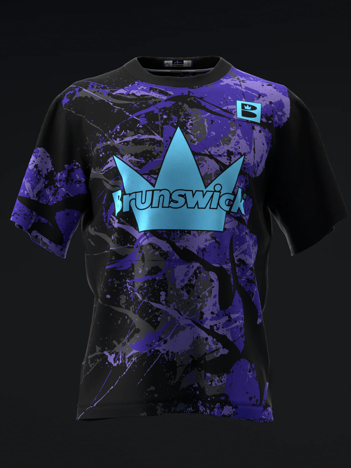 Custom Name Brunswick - Alert Bowling Jersey - Size S-5XL
