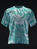 Custom Name - Sarah Klassen 2026 Spearmint Swirl Bowling Jersey - All Size