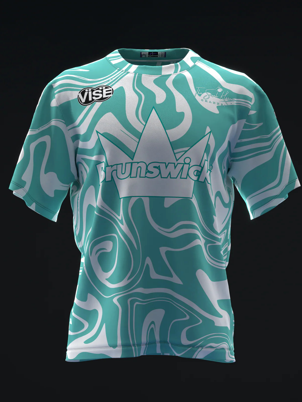 Custom Name - Sarah Klassen 2026 Spearmint Swirl Bowling Jersey - All Size