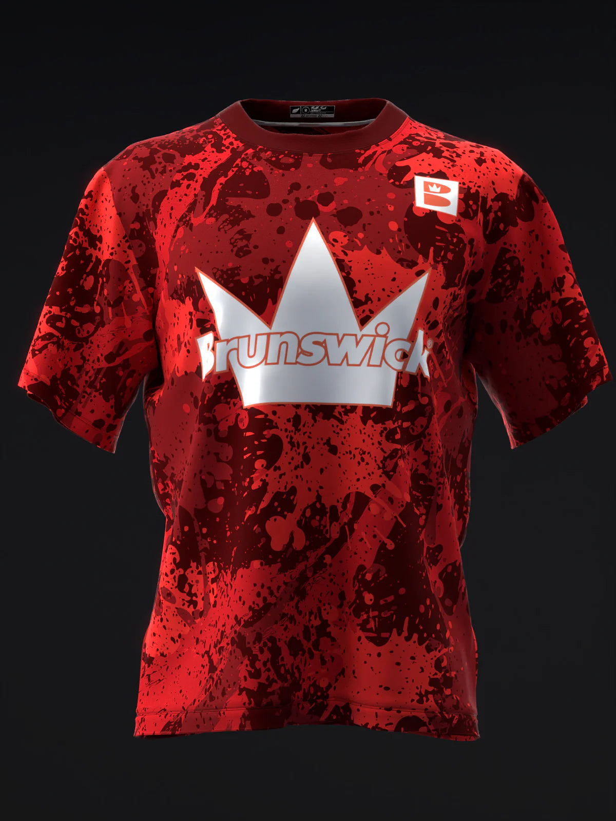 Custom Name - Brunswick Crown Victory Pearl Bowling Jersey - All Size