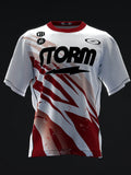 Custom Name - Darren Tang Lightning White Maroon Bowling Jersey - All Size