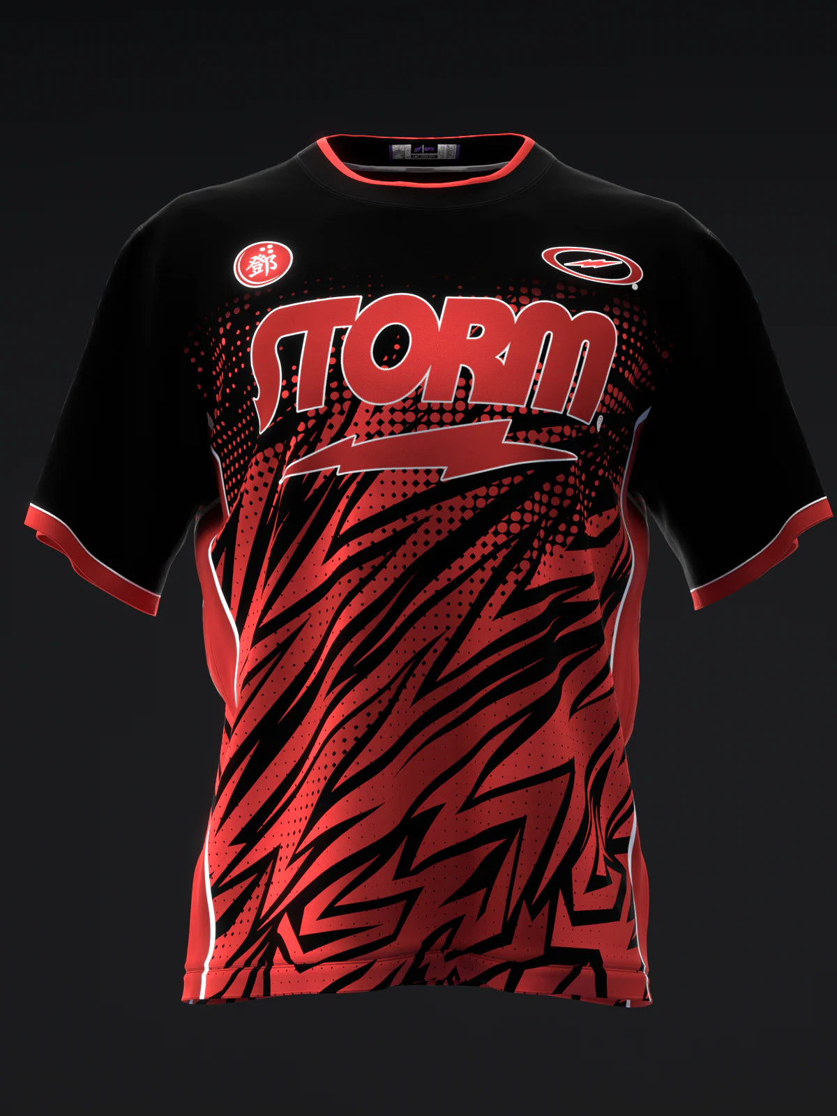 Custom Name - Darren Tang 2022 Colorway Red Black Bowling Jersey - All Size