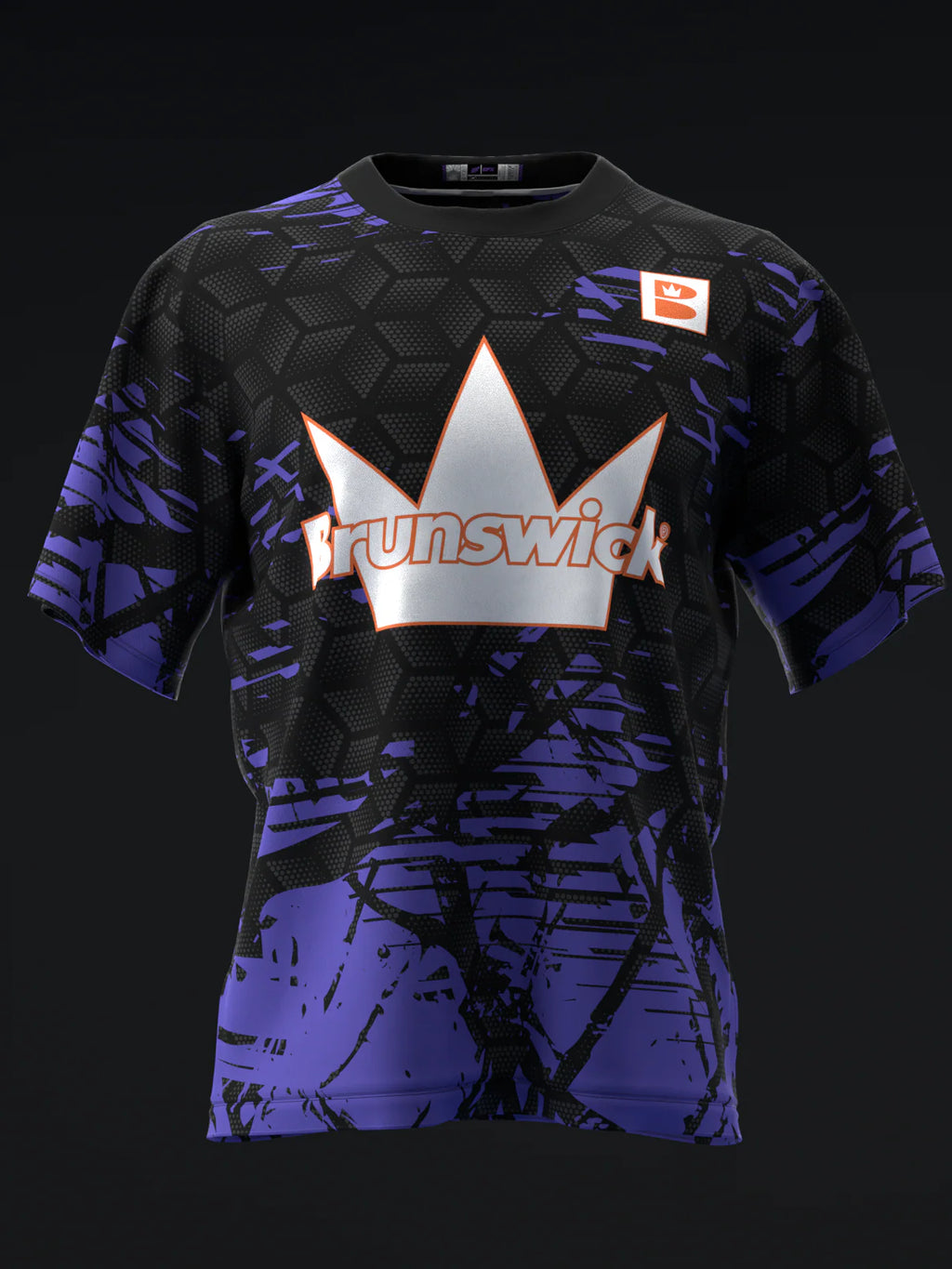 Custom Name - Brunswick Rhino PB Solid Bowling Jersey - All Size