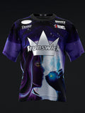 Custom Name - Ashly Galante Black Cat Bowling Jersey - All Size