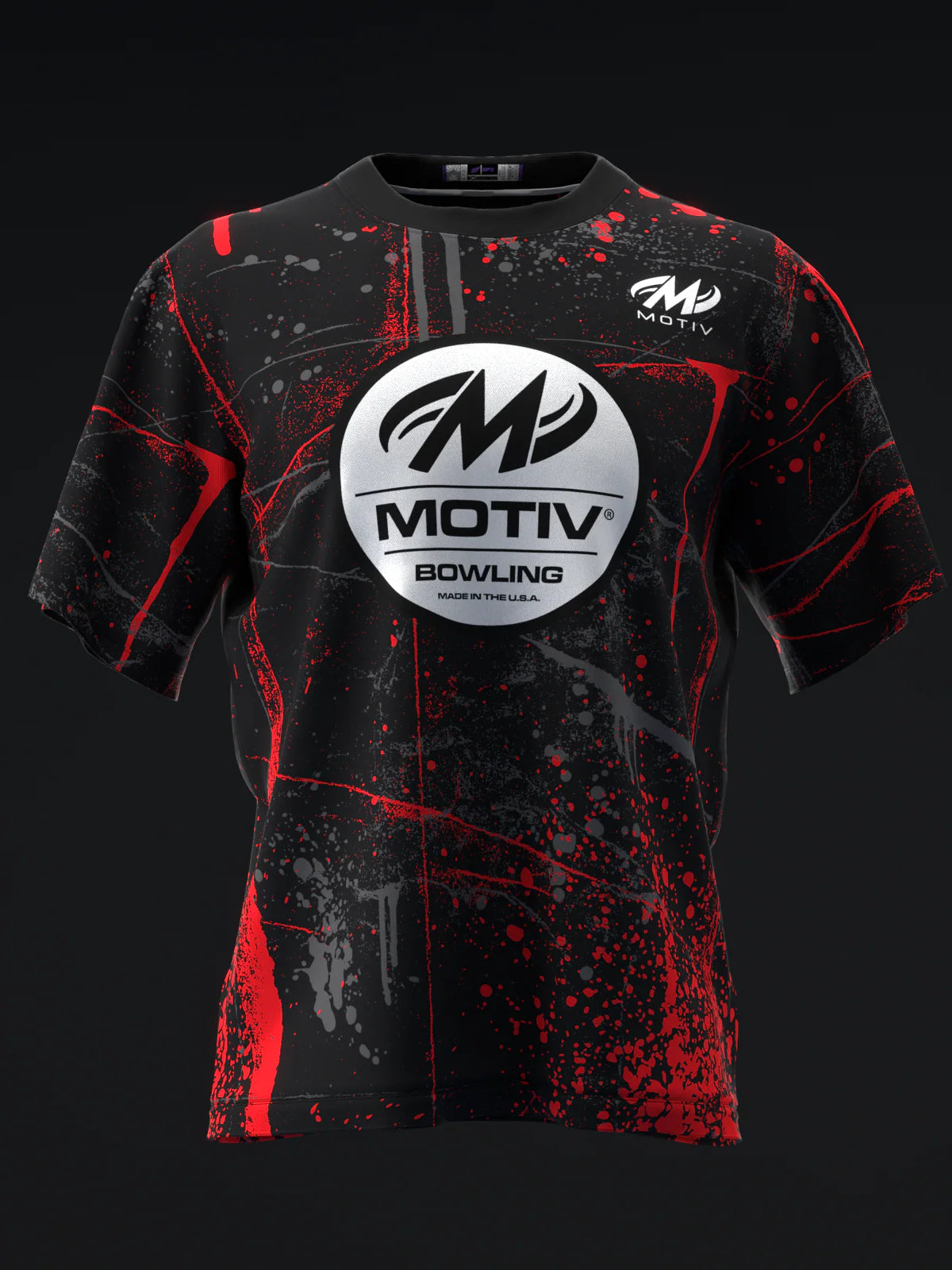 Custom Name - Motiv Jackal Onyx Bowling Jersey - All Size