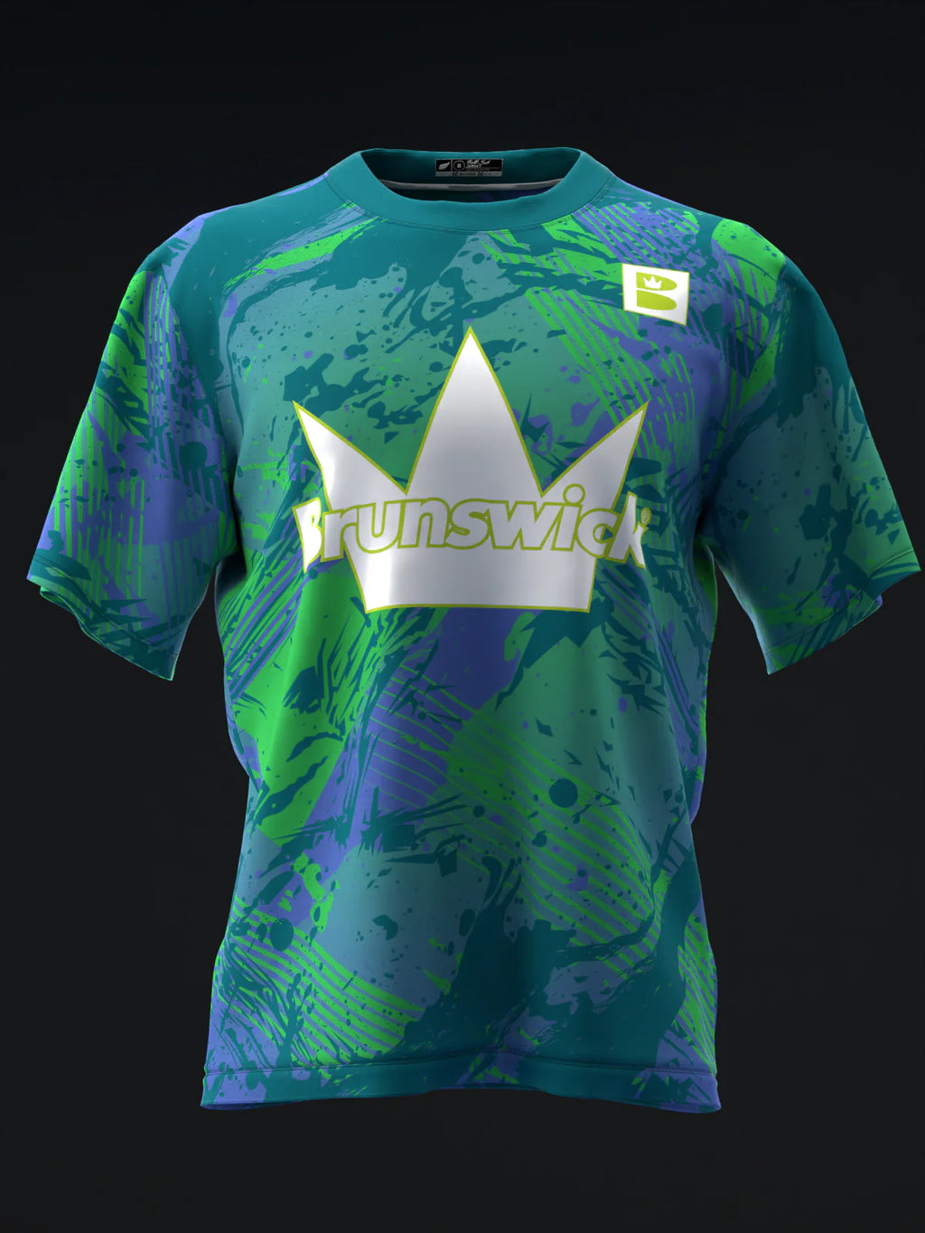 Custom Name - Brunswick Combat Hybrid Bowling Jersey - All Size
