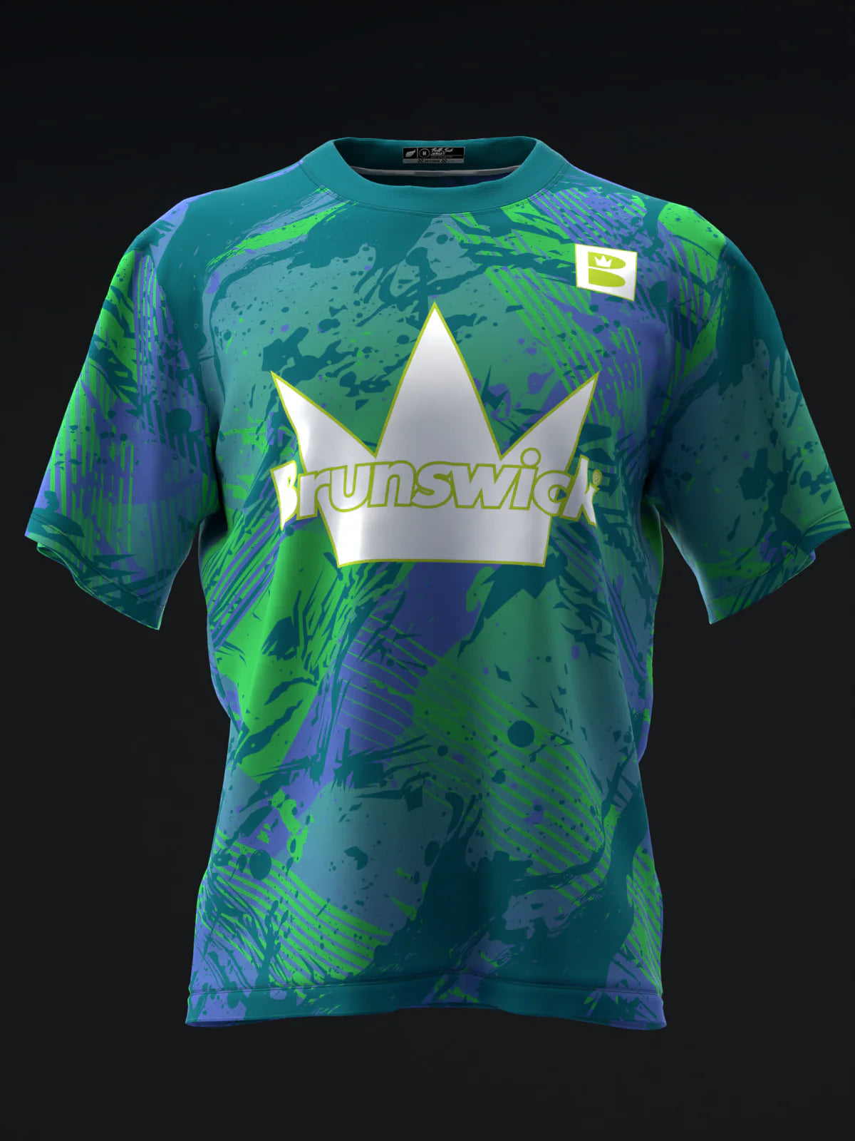 Custom Name - Brunswick Combat Hybrid Bowling Jersey - All Size