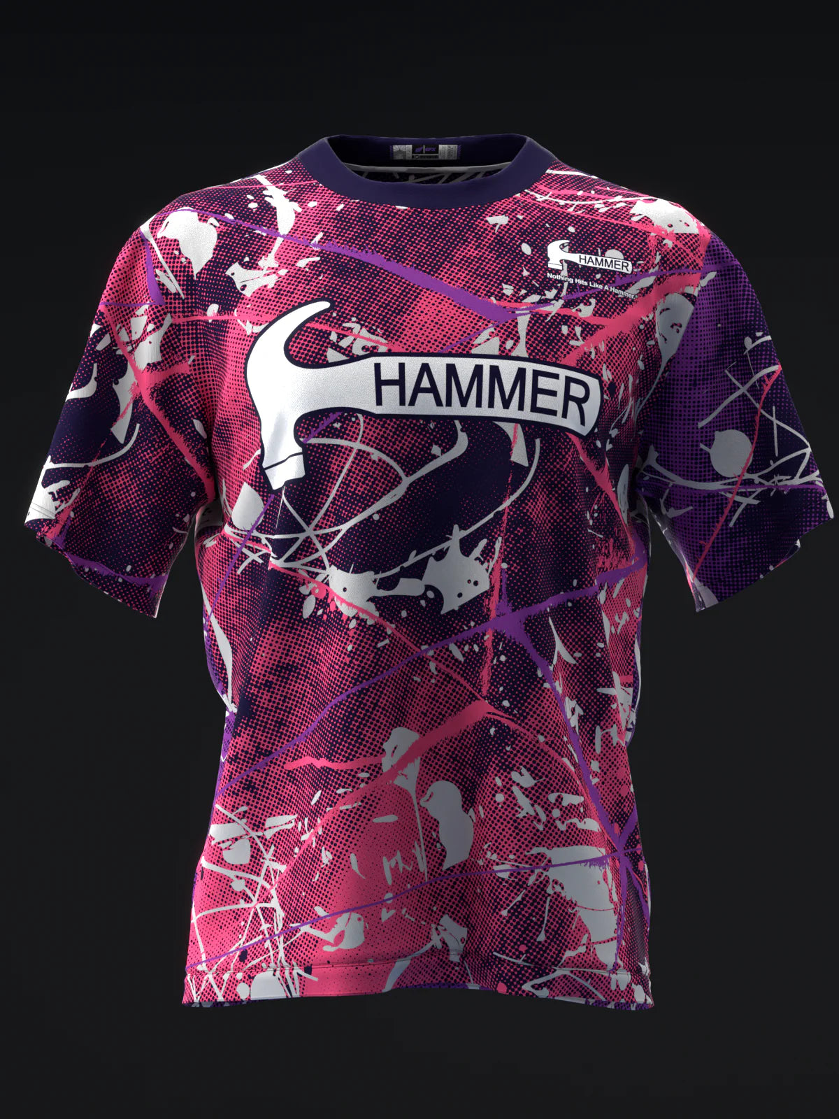Custom Name - Hammer Zero Mercy Solid Bowling Jersey - All Size