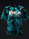 Custom Name - Radical Revenge Solid Bowling Jersey - All Size