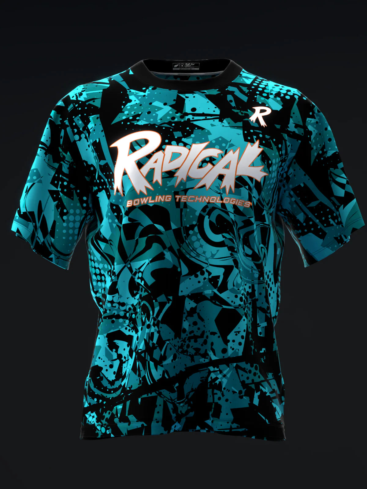 Custom Name - Radical Revenge Solid Bowling Jersey - All Size
