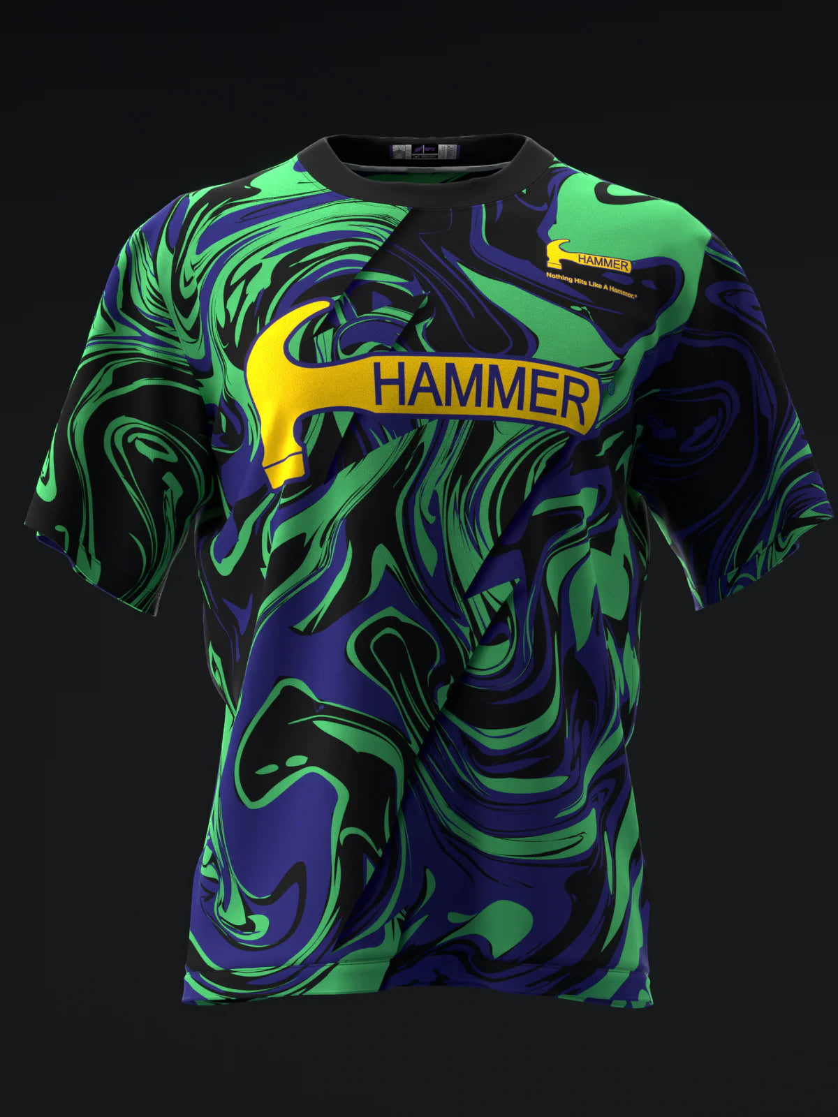 Custom Name - Hammer Hazmat Solid Bowling Jersey - All Size