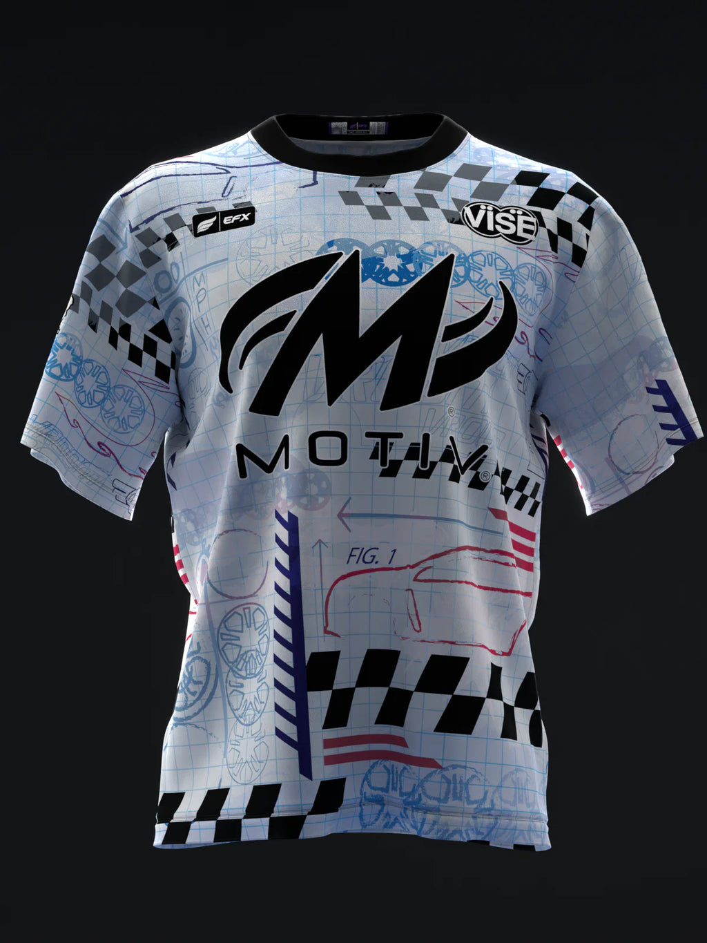 Custom Name - Fania Cobo Chevy Sketch Bowling Jersey - All Size