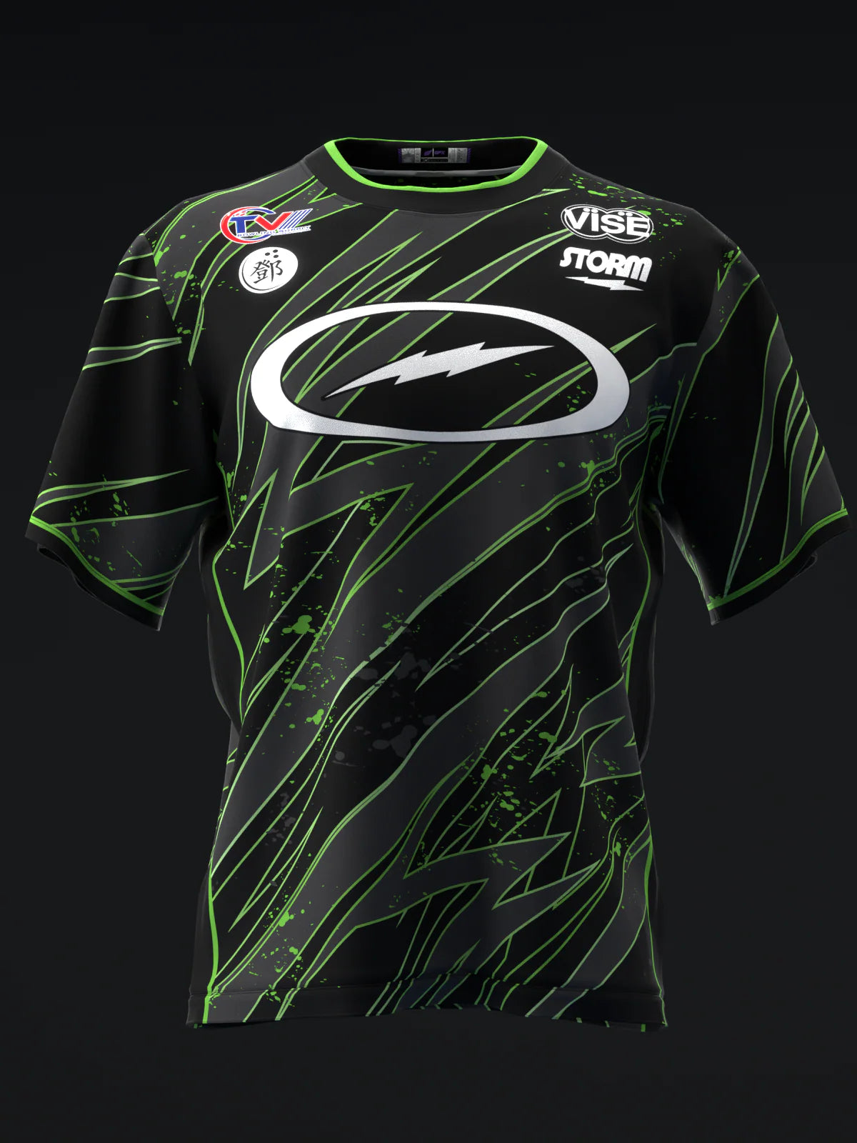 Custom Name - Darren Tang 2026 Black Volt Bowling Jersey - All Size
