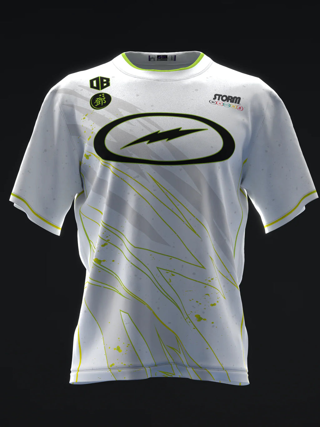 Custom Name - Darren Tang Lightning Lemon Lime Bowling Jersey - All Size