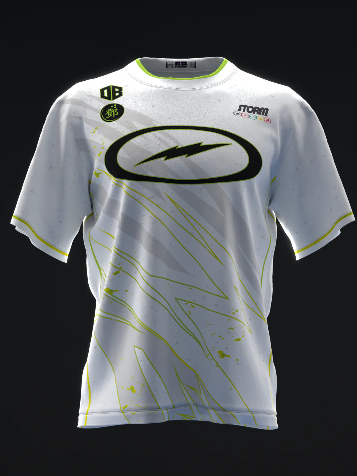 Custom Name - Darren Tang Lightning Lemon Lime Bowling Jersey - All Size