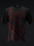 Custom Name - Darren Tang 2024 Blackout Black Red Bowling Jersey - All Size