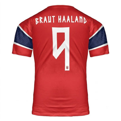 Custom Name - Braut Haaland Norway 2026 WC Home Jersey 3D Soccer - All Size